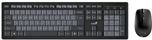 Genius Keyboard-Mouse Set Wireless Dual Colour KM-8200 English