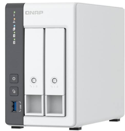 QNAP NAS 2-Bay Tower ARM Quad-Core, 4GB RAM, 2.5GbE & USB One-Touch Copy Button TS-216G
