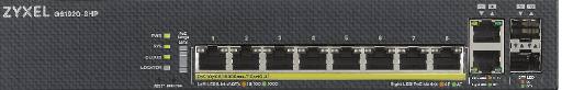 [27384] Zyxel Switch PoE Gigabit Managed Cloud 8PoE + 2RJ45/SFP Combo 130W GS1920-8HPV2