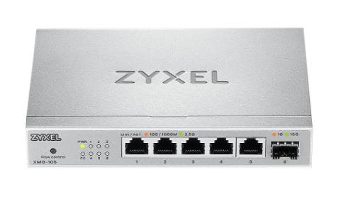 [27379] Zyxel Switch Multi-Gig 5-Port 2.5GbE + 10G SFP+ XMG-105