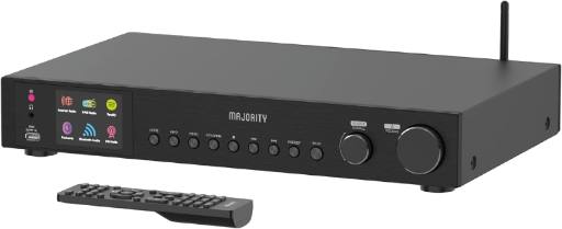 [27119] Majority FITZWILLIAM 2 Radio WiFi/BT/USB/FM/LineOut/Display Black