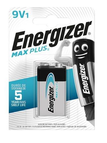 [30332] Energizer Batteries Alkaline 9V (1pc) Alkaline MAX Plus