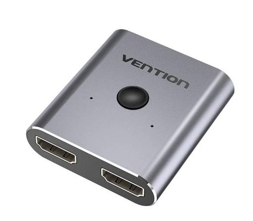 Vention HDMI Switch 2-Port 4K 2.0 Bi-Directional Metal AFUH0