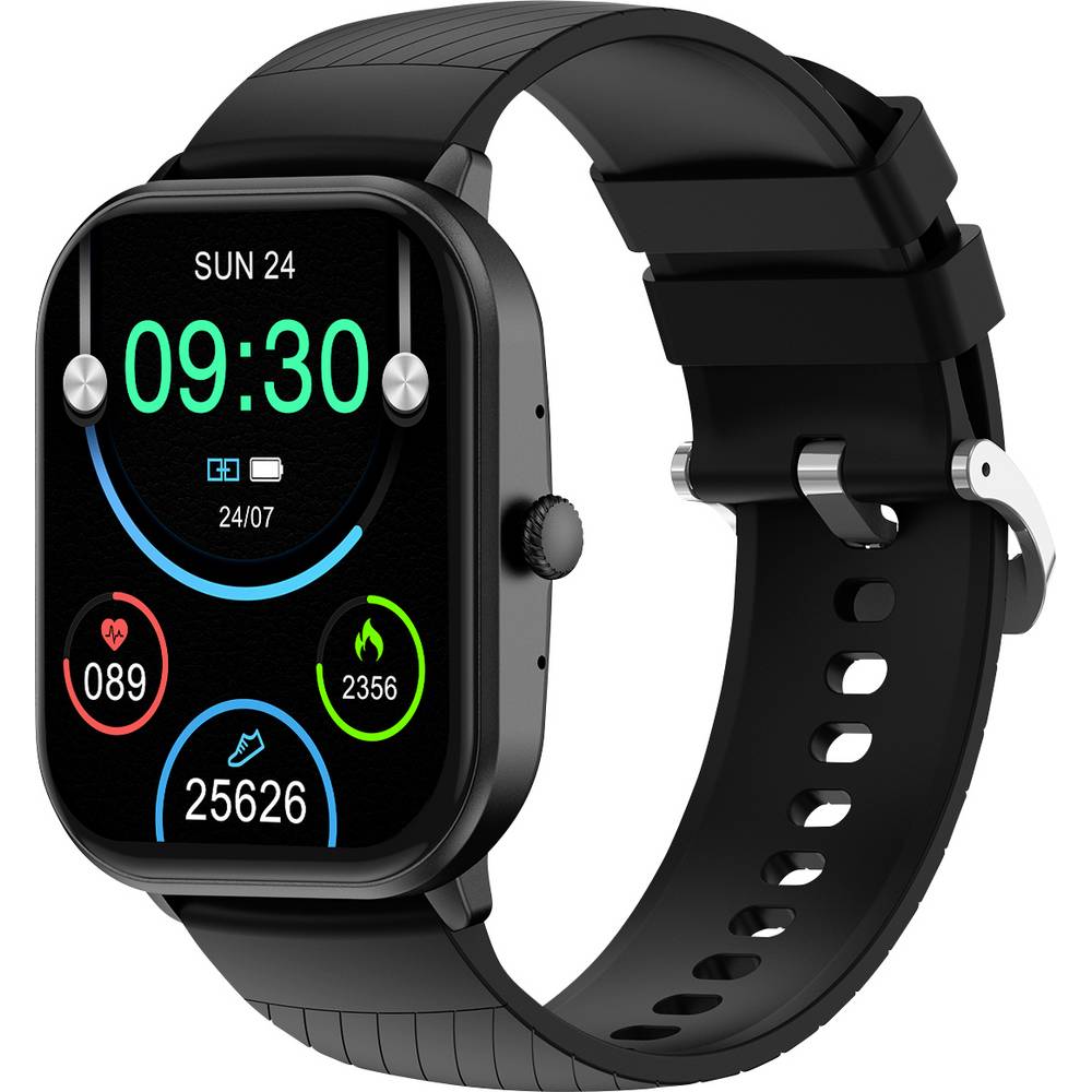[30630] Denver Smartwatch with Call  Function, Blood Pressure, SWC-187B Black