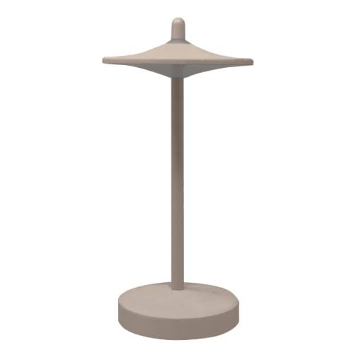 [26851] KELU SAKE USB-C Rechargeable IP44 Aluminium Lamp 130LM Sand