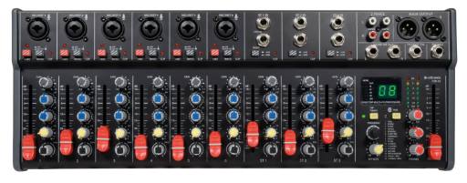 [26808] Citronic CSR-63 9ch Mixer with DSP/BT 4U Rack Mountable 170.809UK
