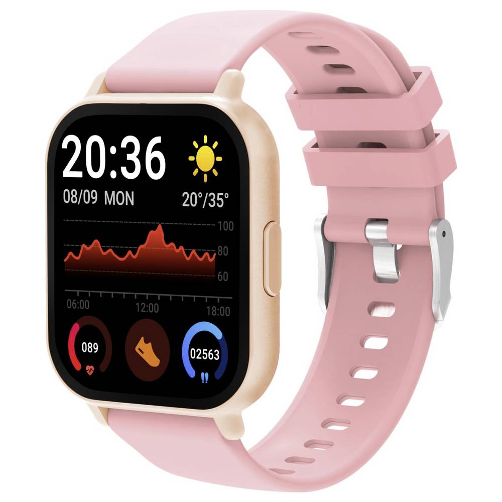 [30629] Denver Smartwatch with Call  Function, Blood Pressure, SWC-176RO Rose