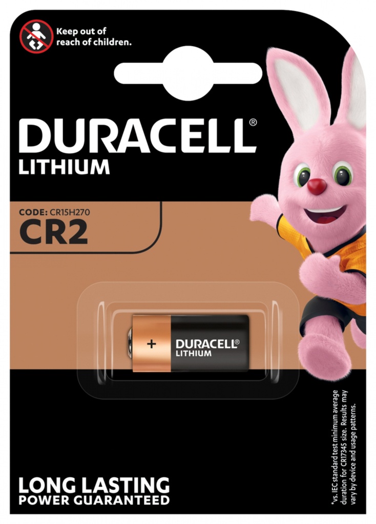 Duracell Lithium CR2 Battery Ultra
