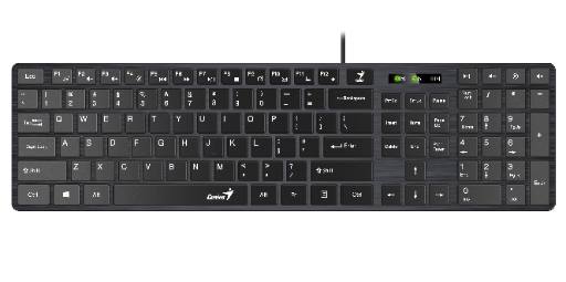 Genius SlimStar 126 Wired Silent Keyboard (English)