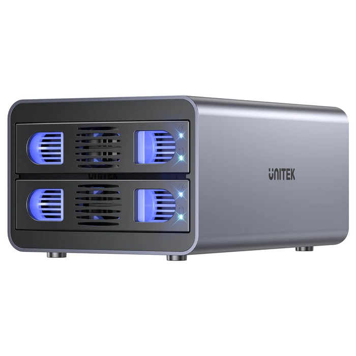 [26509] Unitek USB-A 2-Bay External SATA HDD Enclosure with RAID S1308B