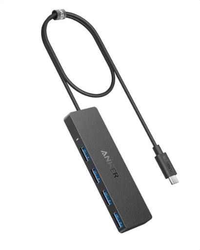 Anker Work Hub USB-C  4-Ports Black