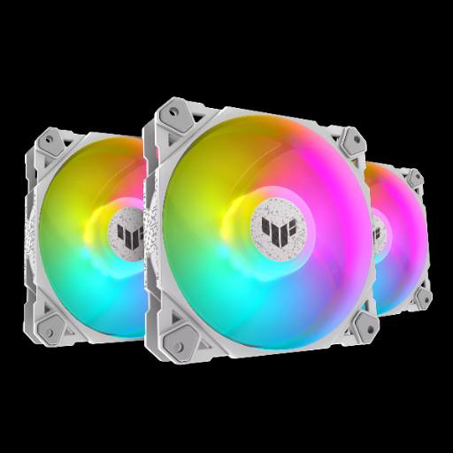 ASUS Gaming Fan ARGB Triple Kit with Controller TF120 White