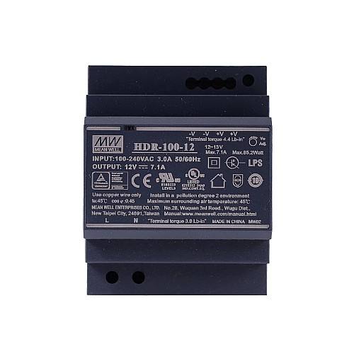 [26332] Meanwell HDR-100-12 DIN Rail PSU 12V 100W