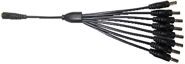[26280] GBC Power Splitter Cable 1in 8out