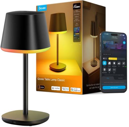 [30252] Govee Lamp Table RGBICWW Portable 30hrs (Table Lamp Classic)