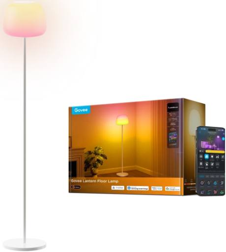 [30251] Govee Lamp Floor Smart RGBICWW LuminBlend+ Halo Lighting (Smart Lantern)