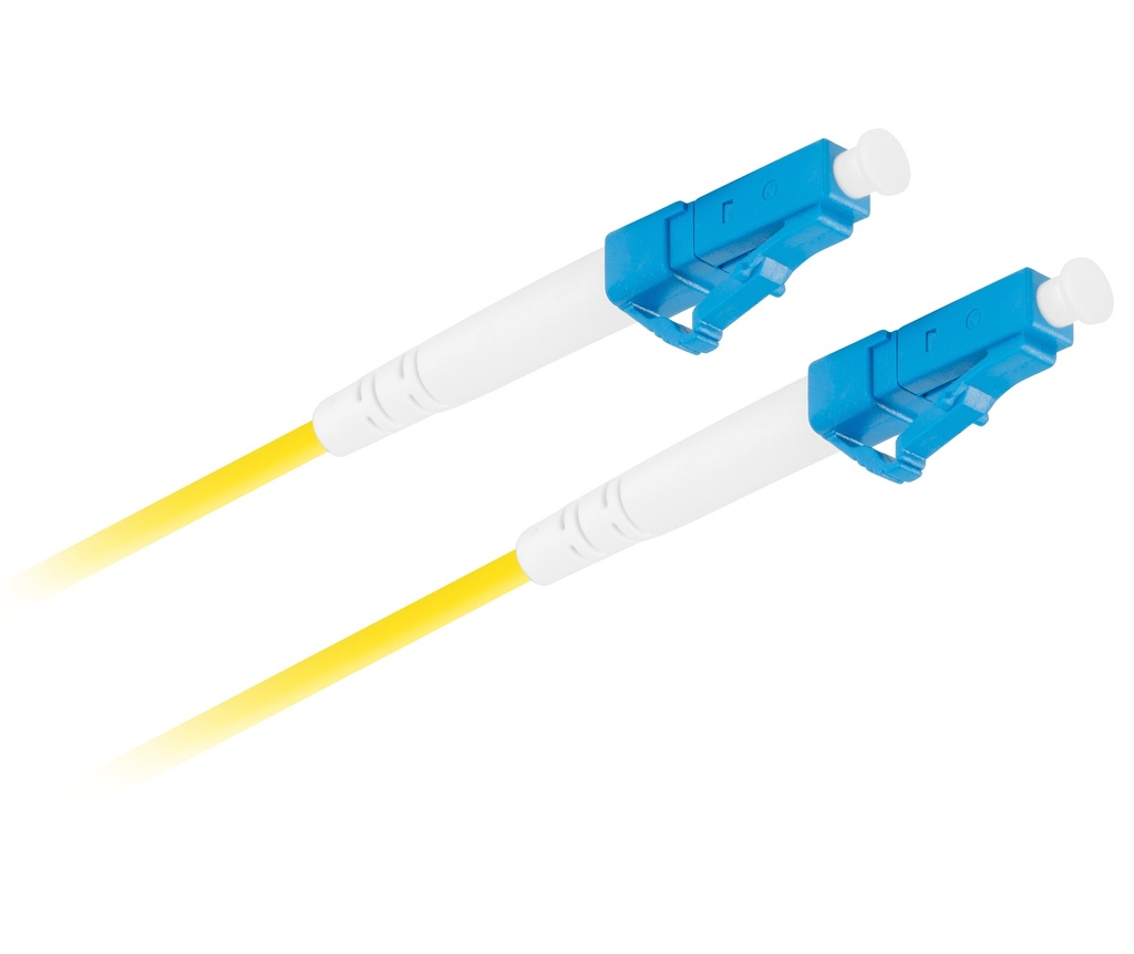 [26090] Lanberg Fiber Optic Patch Cord SM LC/UPC-LC/UPC Simplex LSZH 1.0m