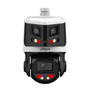 Dahua IP 8.0MP + 4MP PTZ 10x Optical Zoom Panoramic TIOC  Auto Tracking 70m IR True WDR IVS AI Features (SMD4.0,Perimeter Protection, Smart Search) SDT3E410-8P-MB-A-PV1