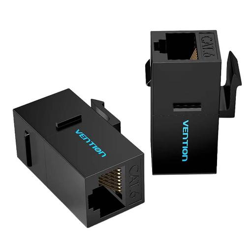 Vention NETWORK Keystone Jack CAT6 UTP Coupler Black IPGW0-5 (5-pack)
