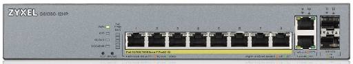 [26036] Zyxel 12-Port Gigabit PoE Cloud Managed Switch, 8 x PoE 130W CCTV GS1350-12HP