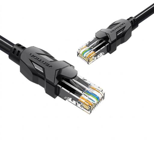[30139] Vention NETWORK Cable CAT6 UTP Crystal Head 2.0m Black IBBBH