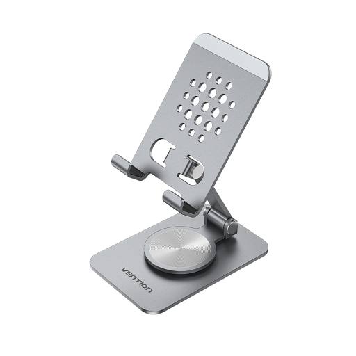 [30133] Vention MA Stand Rotatable & Foldable for Phone/Tablet Aluminium Grey KSDH0