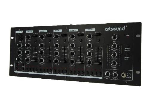 [25852] Artsound MIKS6.4 Audio Mixer 6 Channels 4 zones