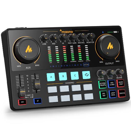 [25801] Maono AME2 Advanced Streaming Audio Mixer Console