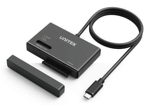 [25746] Unitek USB-C to SATA/m2 SSD Converter/Enclosure S1232A