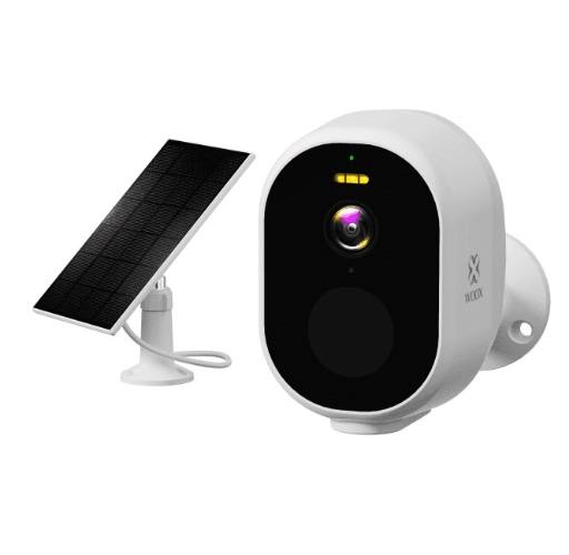 [25724] WOOX R4252 Outdoor Battery Camera 3MP with Solar Panel-White