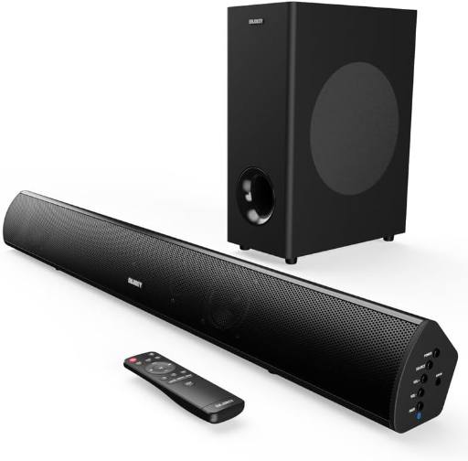 [25714] Majority TETON PLUS Soundbar 180W Wireless Subwoofer BT-USB-HDMI