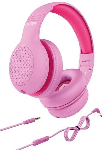 [25708] Majority SUPERSTAR Kids Over Ear Headphones Pink