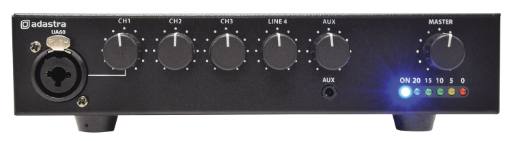 [25684] Adastra UA60 100V Compact Amplifer Mixer 60W 953.186UK