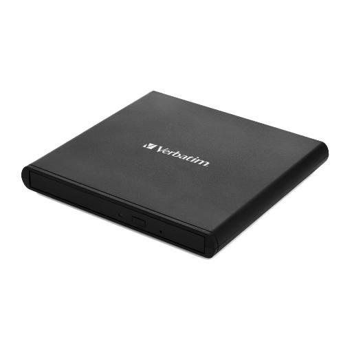 [25638] Verbatim External Slimline CD/DVD Writer USB 2.0 Black