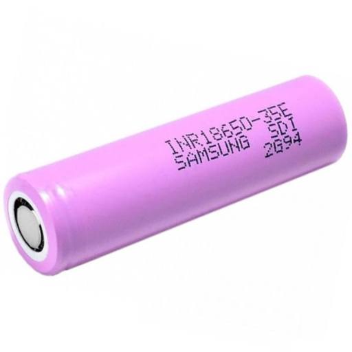 [25633] Samsung INR18650-35E 18650 Lithium Flat Top Battery 3.6V 3500mAh for Professional Use