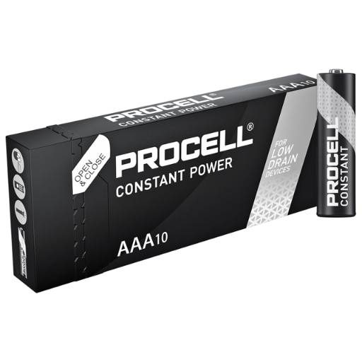 [25580] Duracell Procell Industrial AAA Batteries Box of 10pcs
