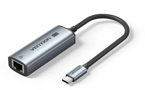 [30100] Vention Converter USB-C to 2.5 Gigabit Lan Aluminium Grey CFTHB