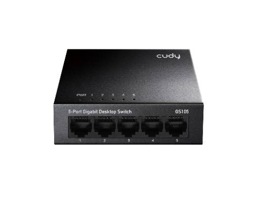 Cudy GS105 5-Port Gigabit Ethernet Switch Metal UK