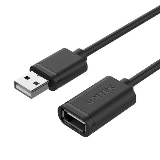 Unitek UCE USB-A 2.0 Extension Cable 0.5m Y-C447GBK