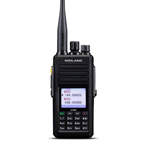 [30087] Midland Radio Amateur VHF/UHF 10W IP67 3600mAh CT990-EBR