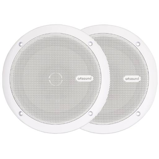 [30085] Artsound MDC64.2 W Ceiling Marine Speakers IP66 6.5'' White (pair)
