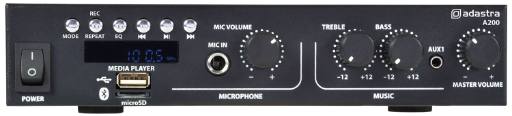 Adastra A200 Stereo Amplifier BT/USB/FM 2x35W@8ohm 953.425UK