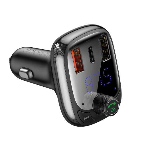 Baseus S13 Car FM Transmitter-Charger 36W USB/BT/SD