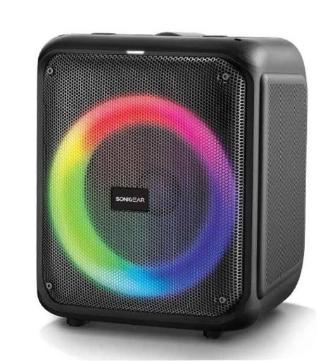 [24801] SonicGear AudioXPro600HD 90W Portable Karaoke Speaker BT/USB/FM with 1 Wireless Microphone