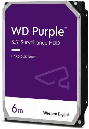 [24789] Western Digital PURPLE 3.5'' DVR HDD 6TB 256MB WD64PURZ