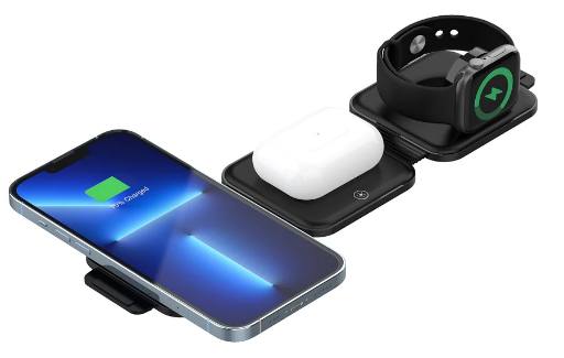 [24711] Unitek Charge QI 3in1 MagSafe Foldable Wireless Charger 15W P1223A