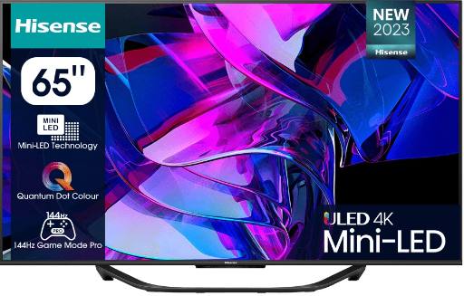 [24701] Hisense 65U7KQ 65'' 4K Smart QLED MINI LED 120hz  TV