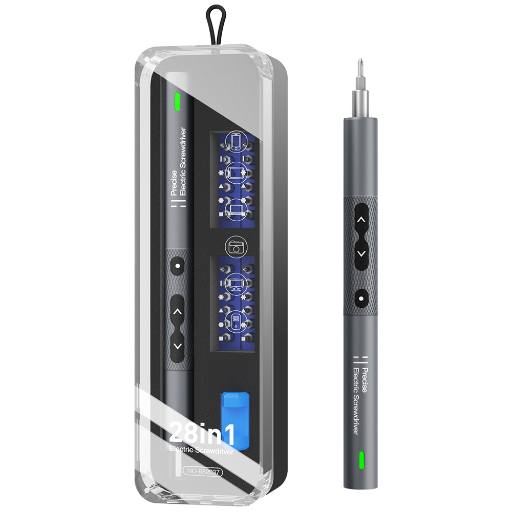 [24663] Noyafa Screwdriver Pen Cordless Electric Precision Tool with 24 Magnetic Bits and LED NF-N30