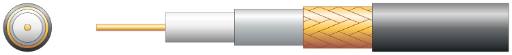 Mercury RG59B/U Coaxial Cable Foam 100m 808.101UK