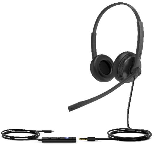 [24455] Yealink UH34 SE Dual USB-C Headset Teams